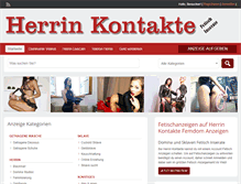 Tablet Screenshot of herrinkontakte.net